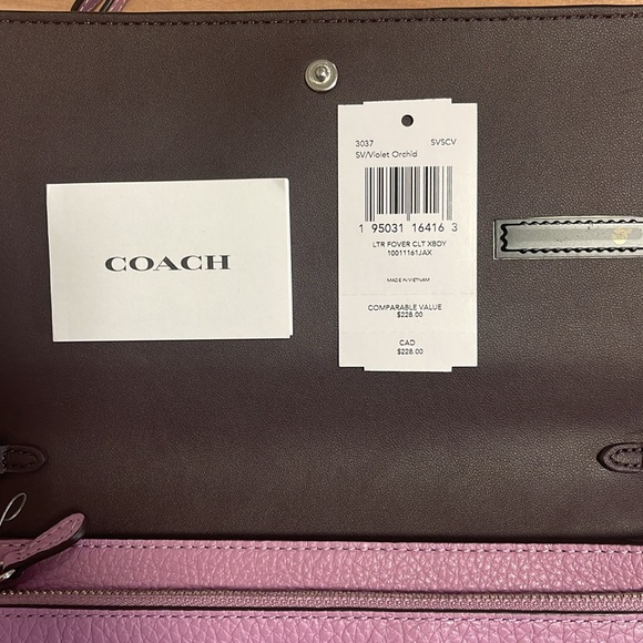 COACH Anna Foldover Clutch Crossbody - Picture 4 of 5